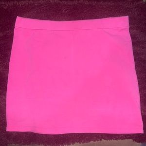 Hot Pink Mini Skirt